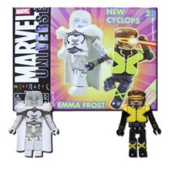 EMMA FROST VARIANT AND NEW CYCLOPS 2PACK MINIMATES 5 CM