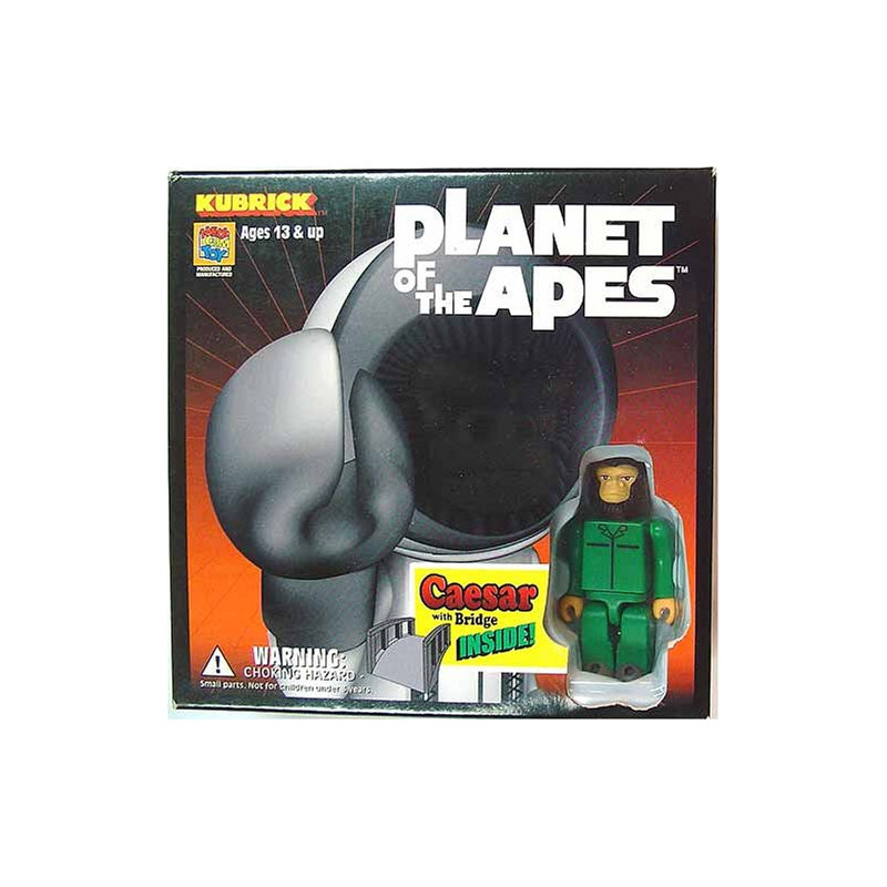 CAESAR WITH BRIDGE PLANET OF THE APES KUBRICK ACTION FIGURE 5 CM