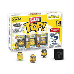 EYE MATIE MINIONS PACK 4 FIGURINES BITTY POP VINYL 2 CM