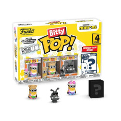 TOURIST JERRY MINIONS PACK 4 FIGURINES BITTY POP VINYL 2 CM