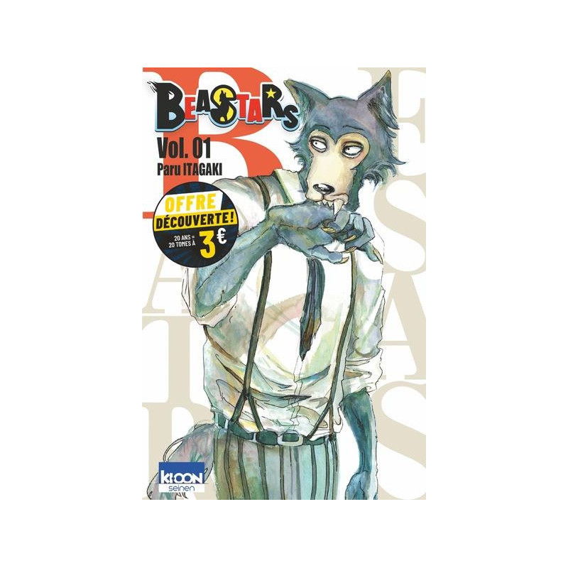 BEASTARS T01 A 3 EUROS