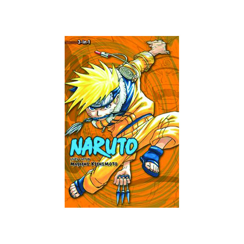 NARUTO 3 EN 1 EDITION VOL 2 VERSION ANGLAISE