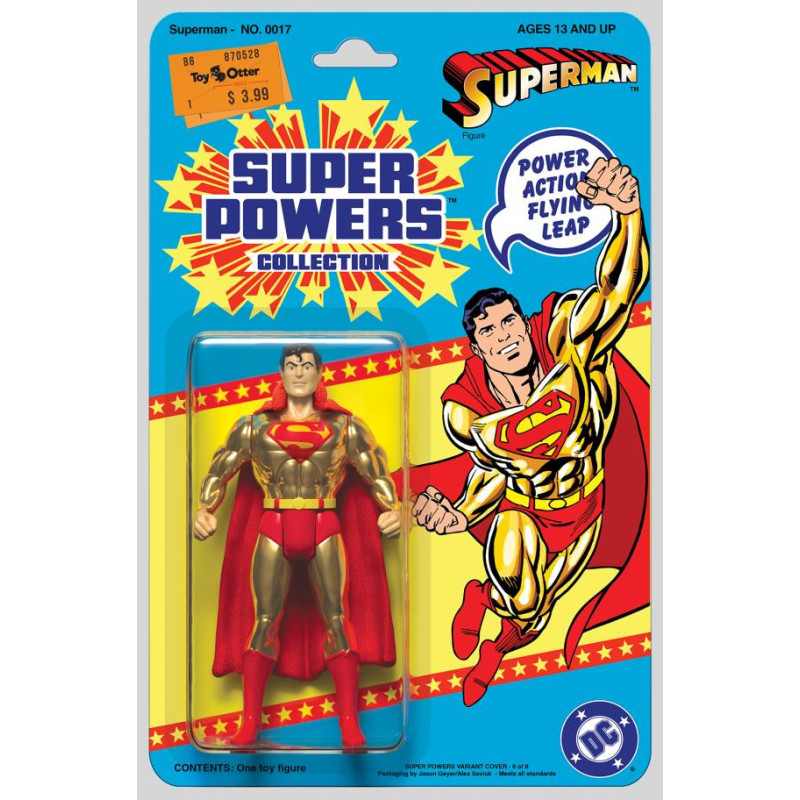 SUPERMAN  17 CVR E JASON GEYER   ALEX SAVIUK DC SUPER POWERS CARD STOC