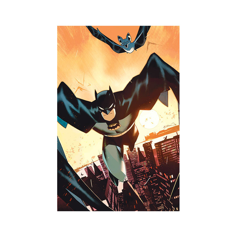 BATMAN AND ROBIN  12 CVR D SIMONE DI MEO BATMAN 85TH ANNIVERSARY CARD 