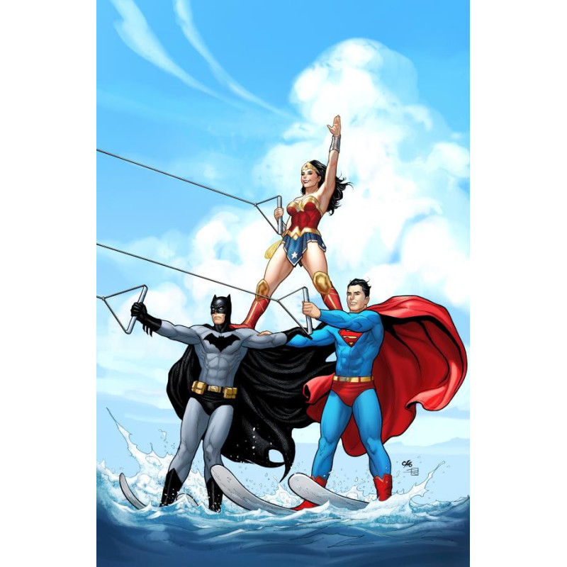 ACTION COMICS  1068 CVR D FRANK CHO SWIMSUIT CARD STOCK VAR