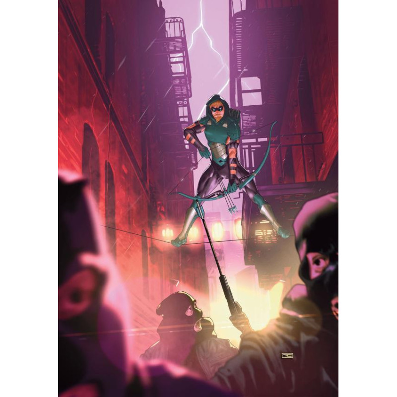 GREEN ARROW  15 CVR B TAURIN CLARKE CARD STOCK VAR  ABSOLUTE POWER 