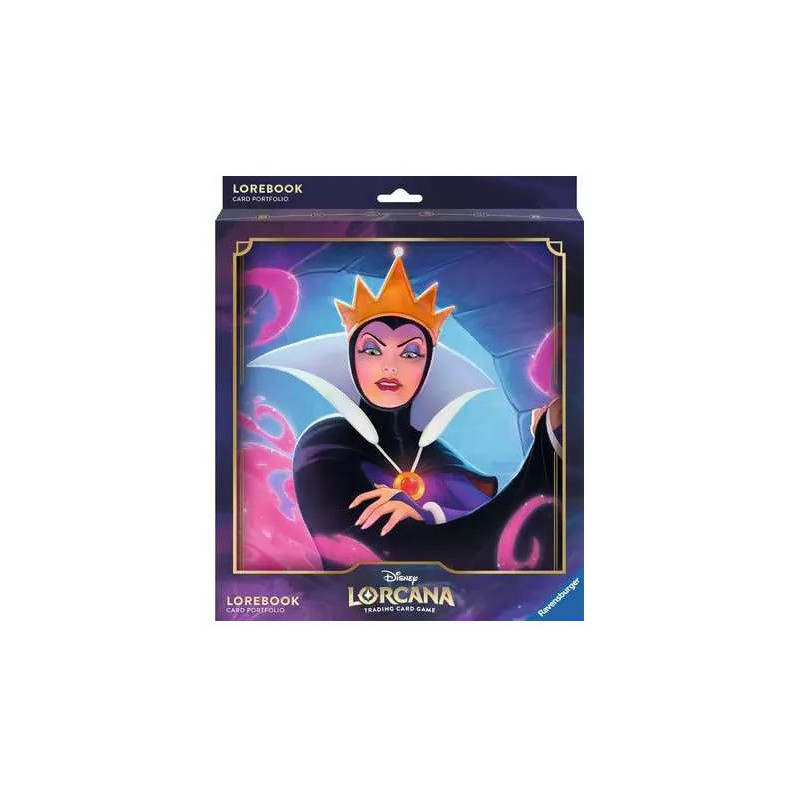 THE EVIL QUEEN CARD PORTFOLIO RAVENSBURGER DISNEY LORCANA