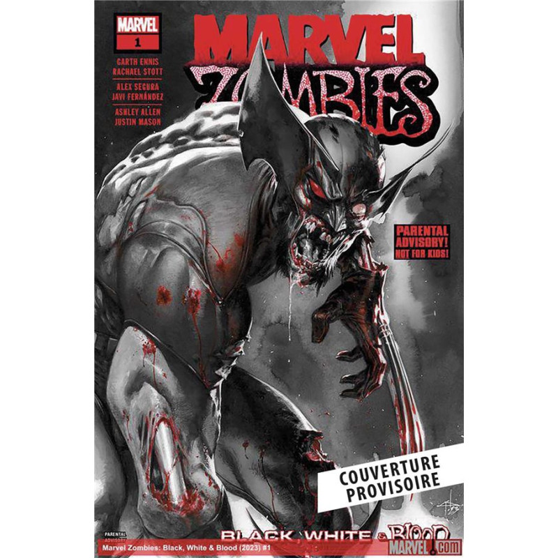 MARVEL ZOMBIES  BLACK WHITE   BLOOD
