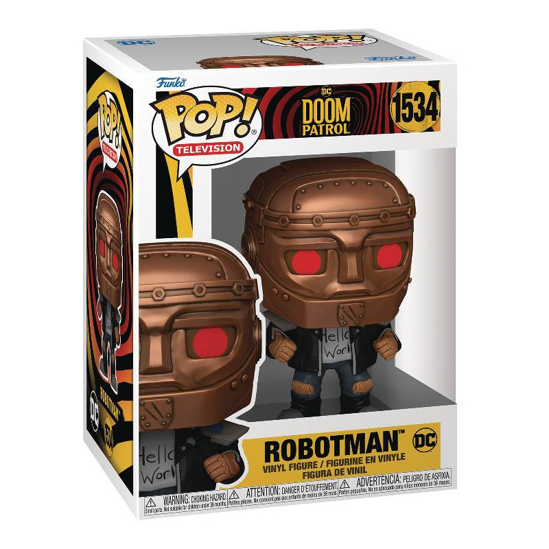 ROBOTMAN POP TV DOOM PATROL VINYL FIGURE 9 CM