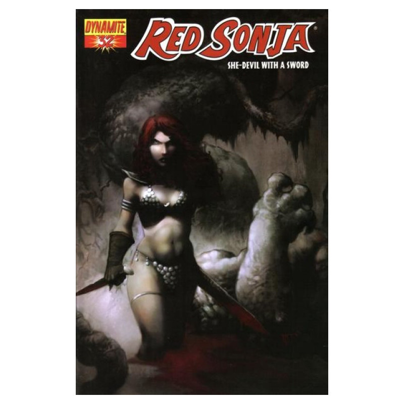 RED SONJA 32 COVER A NAT JONES