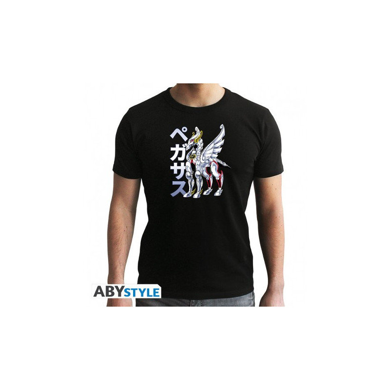 TSHIRT SAINT SEIYA ARMURE DE PEGASE NOIR TAILLE S