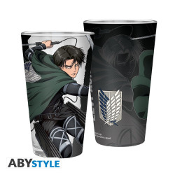 VERRE XXL 400 ML ATTAQUE DES TITANS LEVI