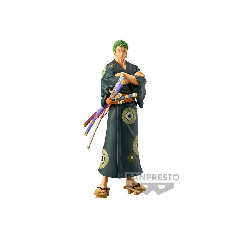 ZORO WANOKUNI ONE PIECE THE GRANDLINE SERIES FIGURINE YUKATA VERSION M