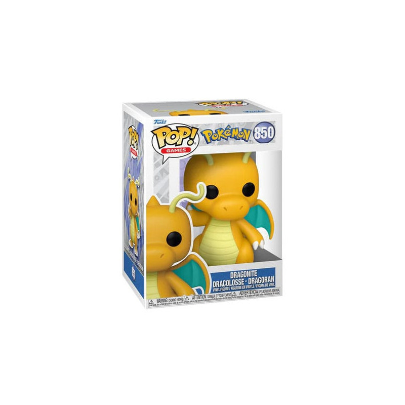 DRAGONITE EMEA POKEMON POP GAMES VINYL FIGURINE 9 CM