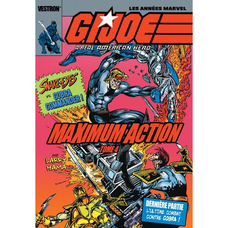 G I  JOE  A REAL AMERICAN HERO  MAXIMUM ACTION T04  SNAKEEYES VS  COBR