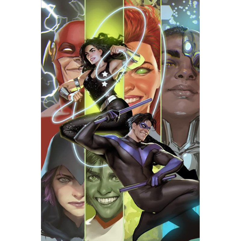 TITANS  15 CVR B STJEPAN SEJIC CARD STOCK VAR