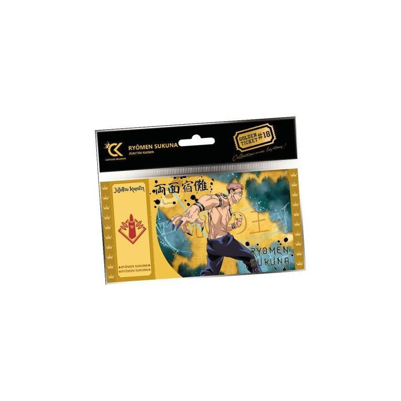 SUKUNA JUJUTSU KAISEN GOLDEN TICKET V2