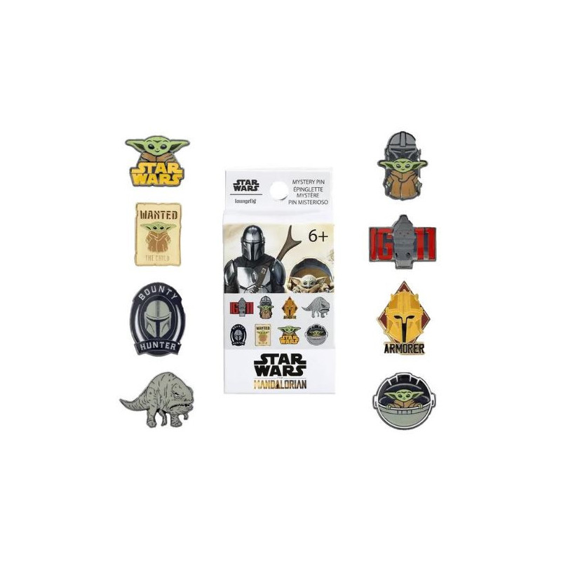 MANDALORIAN GROUP STAR WARS MYSTERY BOX PINS 2 CM