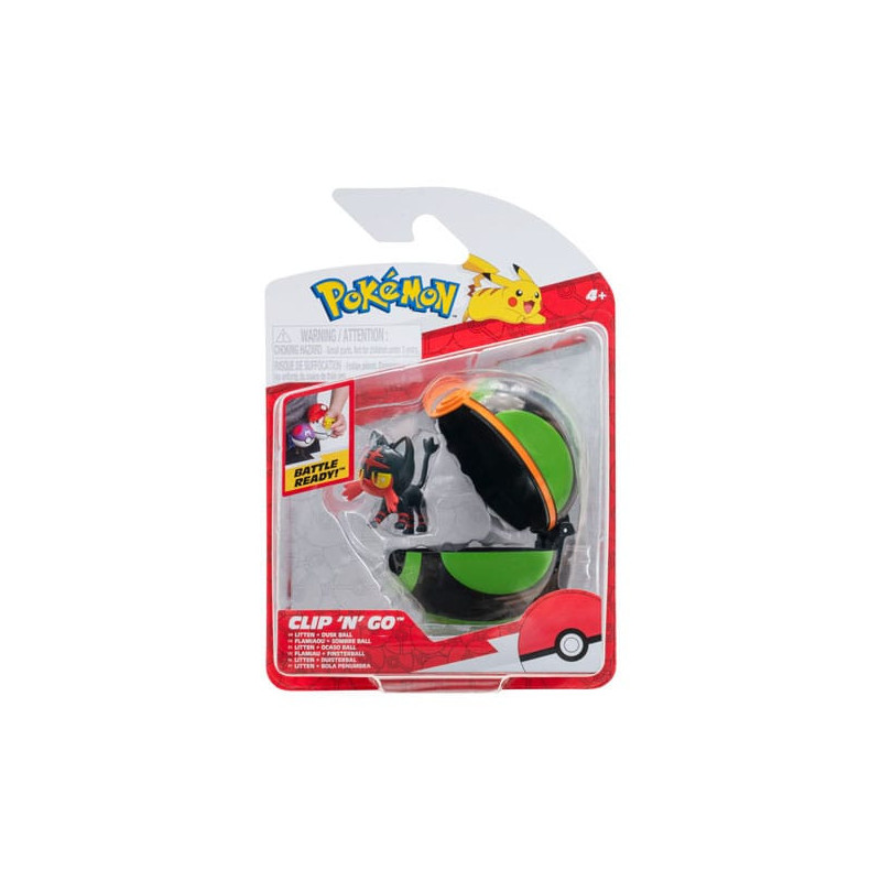 POKEMON CLIP N GO POKE BALLS FLAMIAOU ET SOMBRE BALL