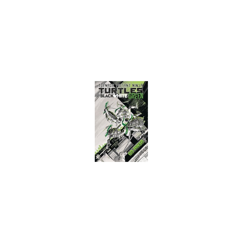 TMNT BLACK WHITE   GREEN TP 