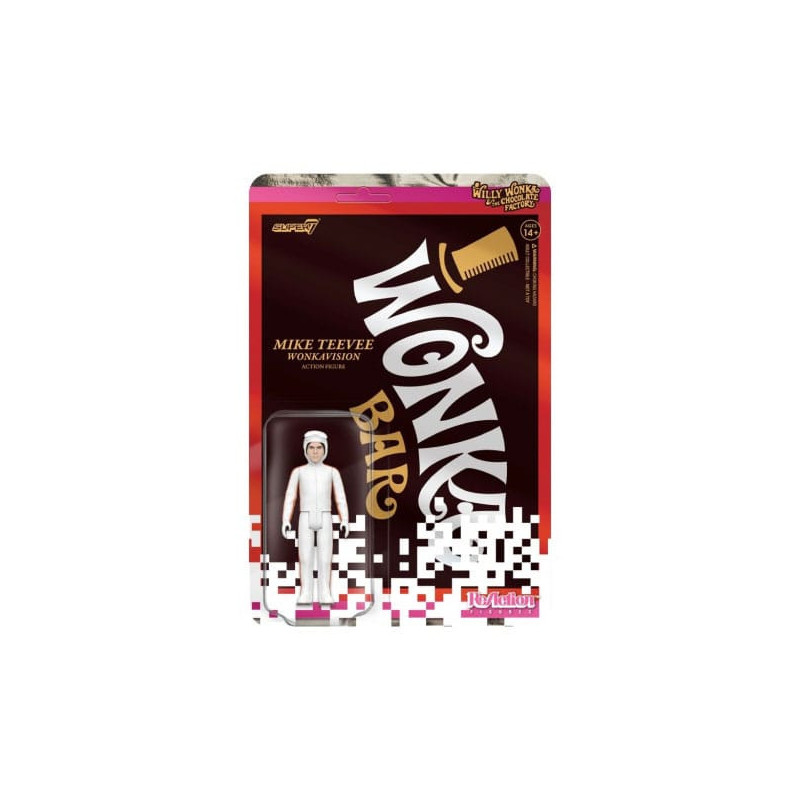 MIKE TEEVEE WHITE SUIT CHARLIE ET LA CHOCOLATERIE 1971 FIGURINE REACTI