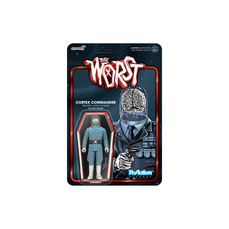 CORTEX COMMANDER SUPER7 THE WORST REACTION WV6 SCUM SQUAD ACTION FIGUR