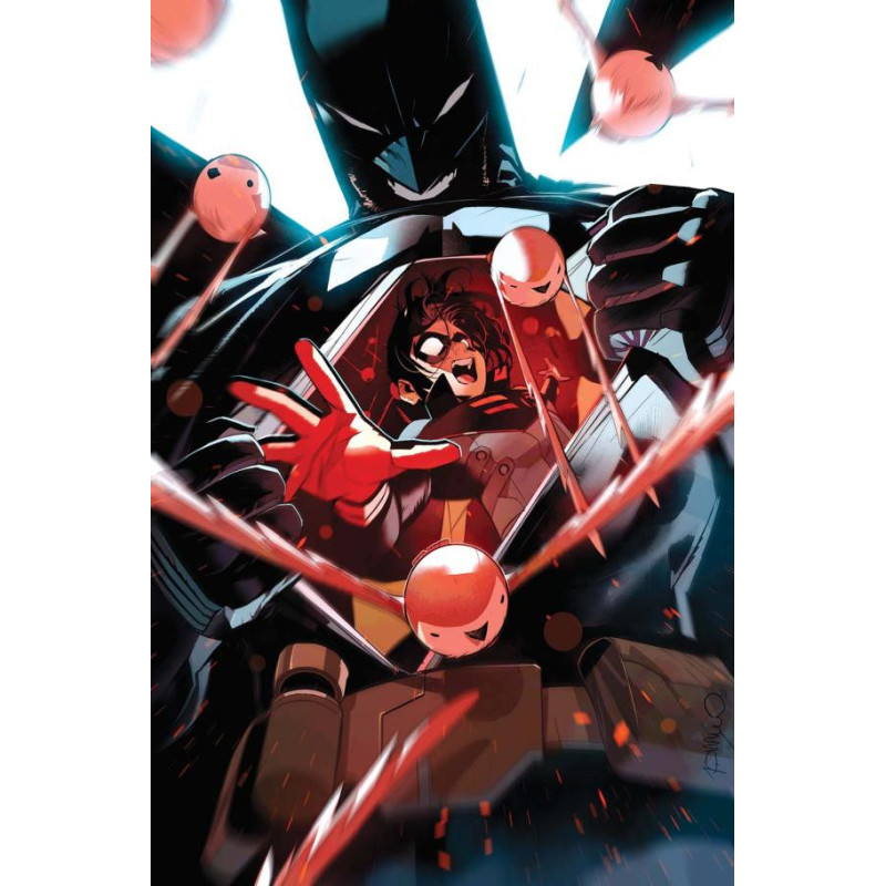 BATMAN AND ROBIN  17 CVR B SIMONE DI MEO CARD STOCK VAR