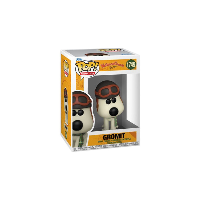 GROMIT WALLACE ET GROMIT POP ANIMATION VINYL FIGURINE 9 CM