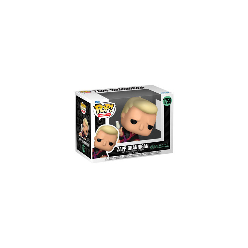 ZAPP BRANNIGAN FUTURAMA POP ANIMATION VINYL FIGURINE 9 CM