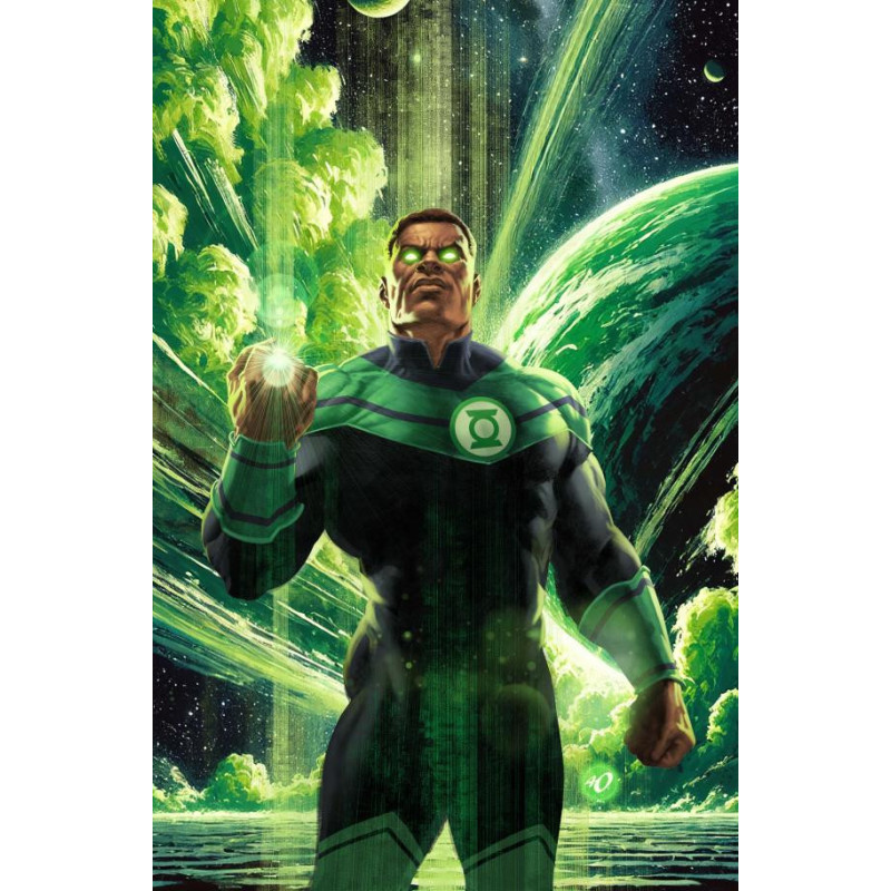 GREEN LANTERN CORPS  1 CVR C ARIEL OLIVETTI CARD STOCK VAR