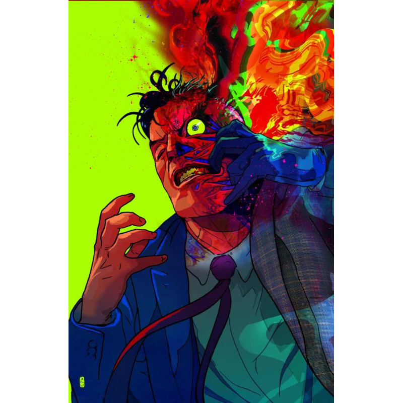TWOFACE  3  OF 6  CVR B CHRISTIAN WARD CARD STOCK VAR