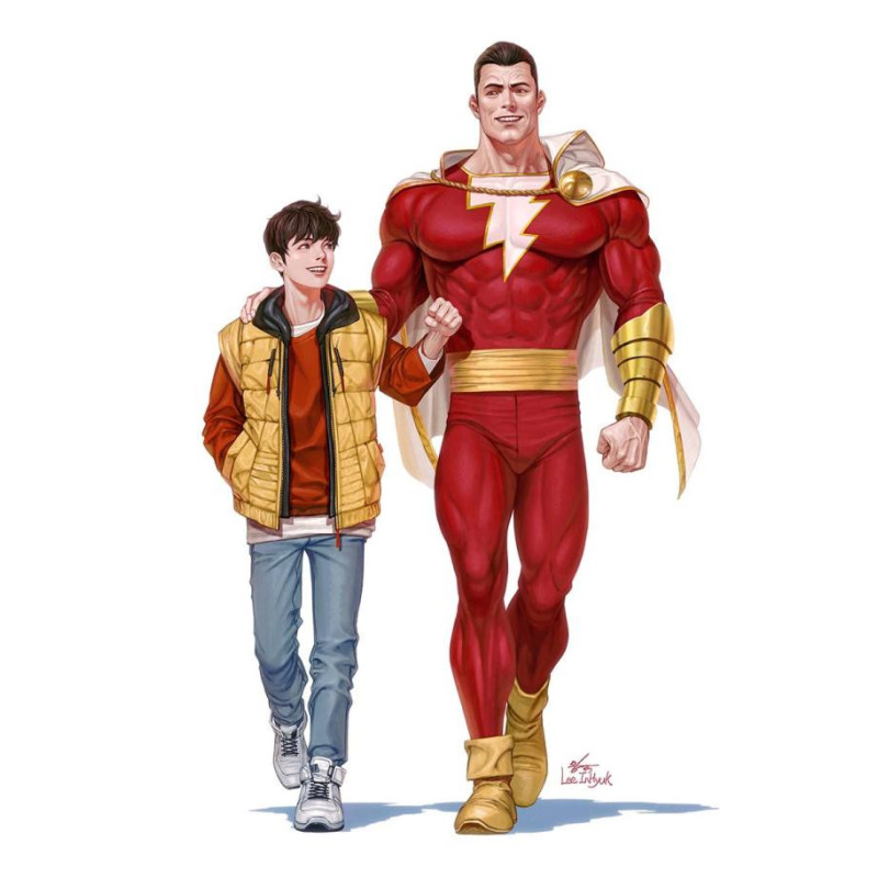 SHAZAM  20 CVR B INHYUK LEE CARD STOCK VAR