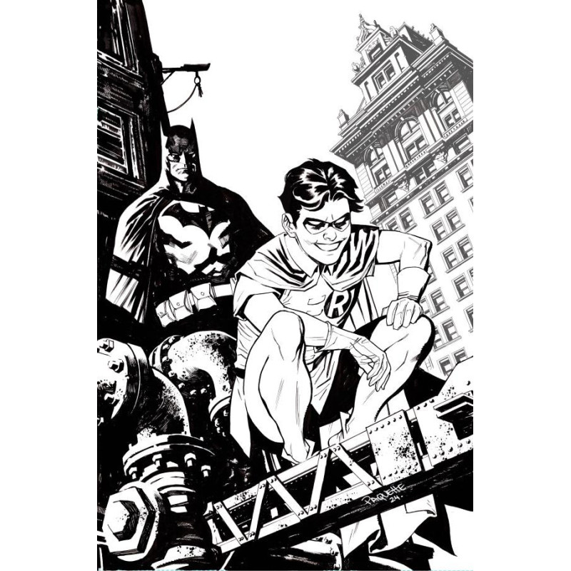 BATMAN   ROBIN YEAR ONE  5  OF 12  CVR B YANICK PAQUETTE CARD STOCK VA
