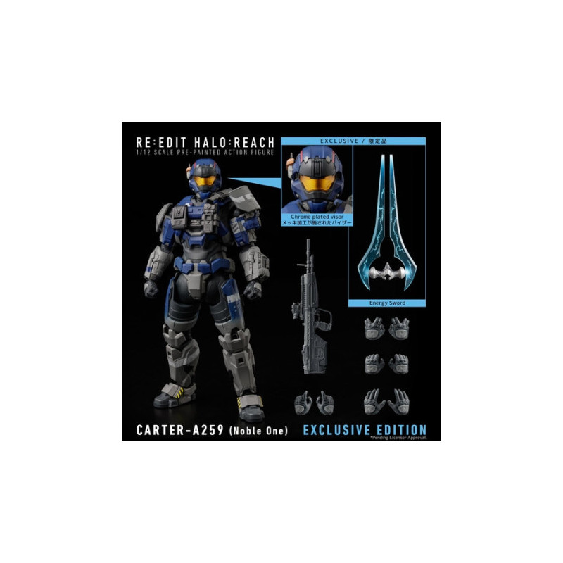 RE EDIT HALO REACH CARTERA259 NOBLE ONE SCALE PX ACTION FIGURE 15 CM