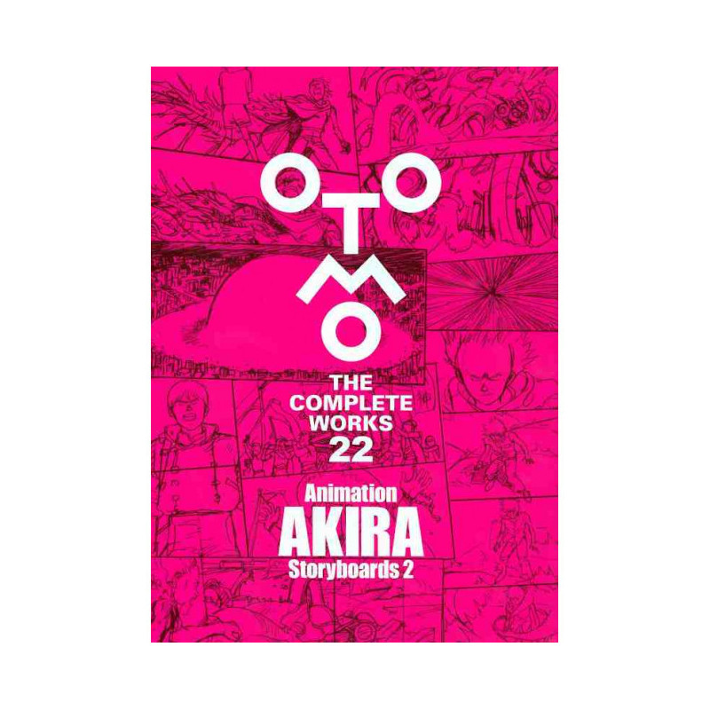 OTOMO THE COMPLETE WORKS 22 ANIMATION STORYBOARDS ARTBOOK EN JAPONAIS