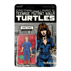 APRIL O NEIL COMIC COLOR TORTUES NINJA FIGURINE REACTION WAVE 11 10 CM