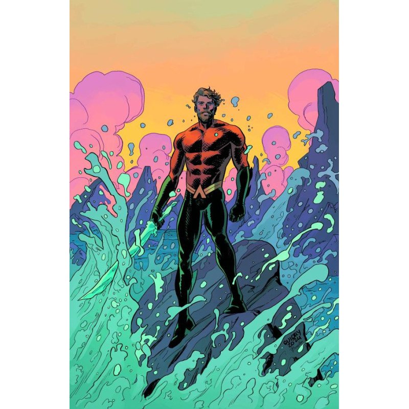 AQUAMAN  3 CVR C GAVIN GUIDRY CARD STOCK VAR