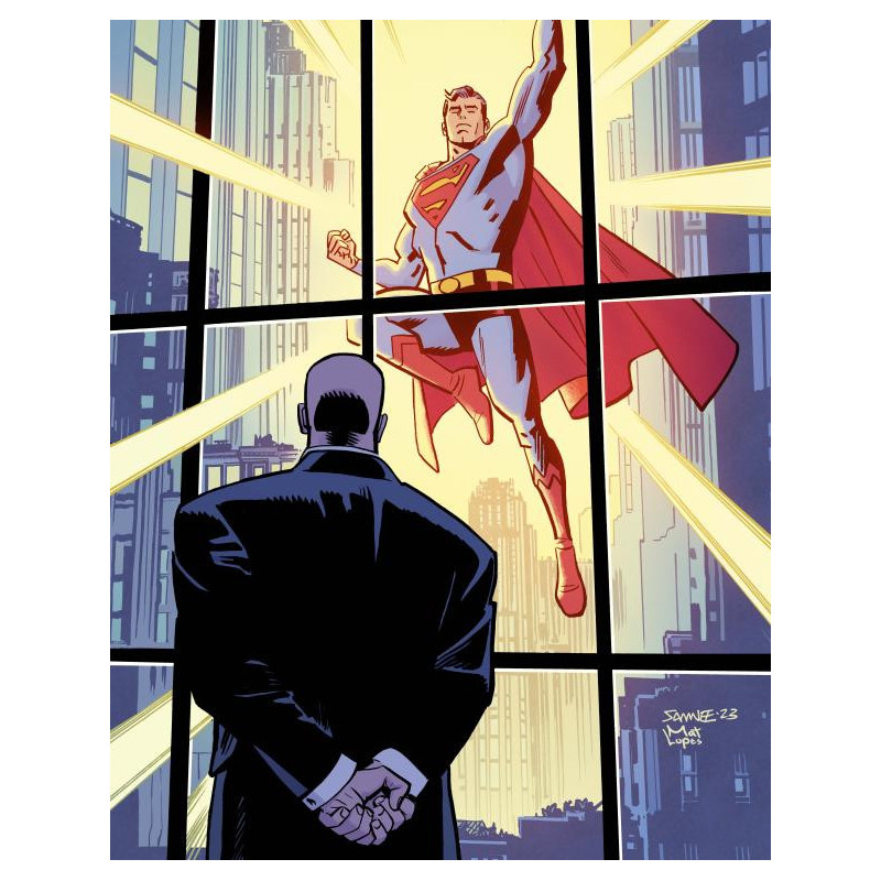 SUPERMAN THE LAST DAYS OF LEX LUTHOR  2  OF 3  CVR B CHRIS SAMNEE VAR