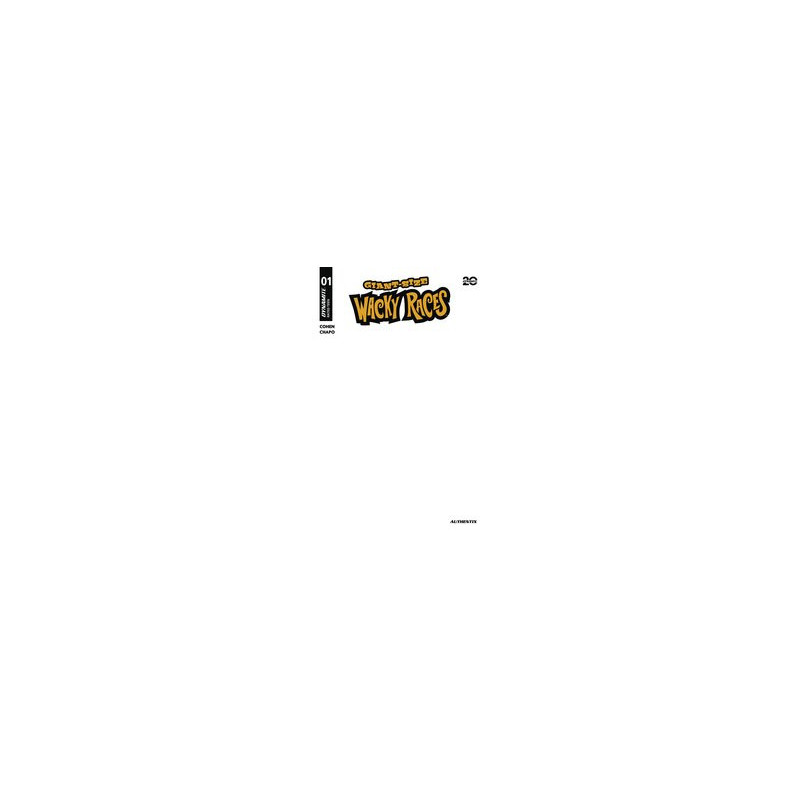 GIANTSIZED WACKY RACES  1 CVR D BLANK AUTHENTIX