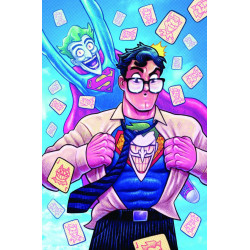 SUPERMAN  25 CVR F DAN HIPP APRIL FOOLS CARD STOCK VAR