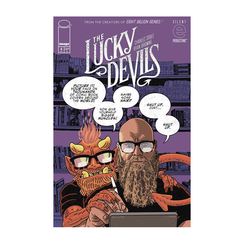 LUCKY DEVILS  4  OF 9  CVR B ANDREW MACLEAN VAR  MR 