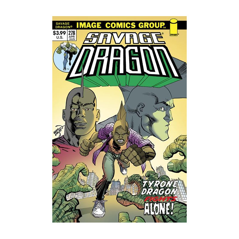 SAVAGE DRAGON  278 CVR B ERIK LARSEN 70S TRADE DRESS VAR  MR 