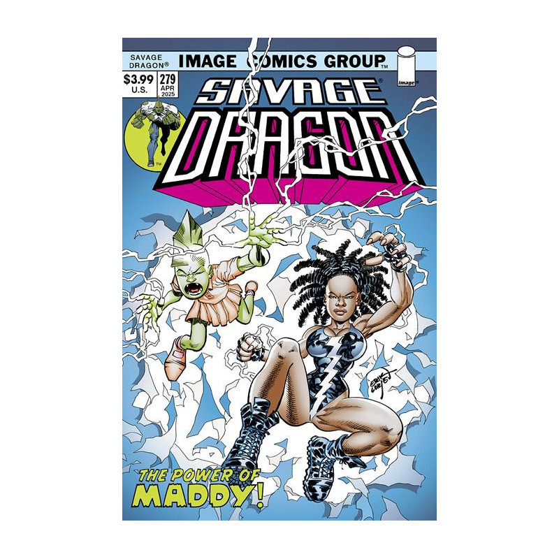 SAVAGE DRAGON  279 CVR B ERIK LARSEN 70S TRADE DRESS VAR  MR 