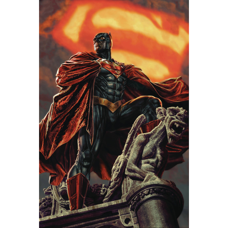 BATMAN  160 CVR E LEE BERMEJO SUPERSMASHUP CARD STOCK VAR