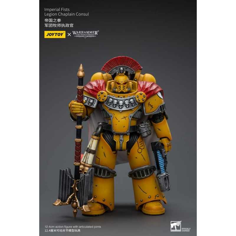 WARHAMMER HORUS HERESY IMPERIAL FISTS LEGION CHAPLAIN CONSUL 12 CM