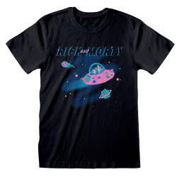 RICK AND MORTY IN SPACE T SHIRT TAILLE S
