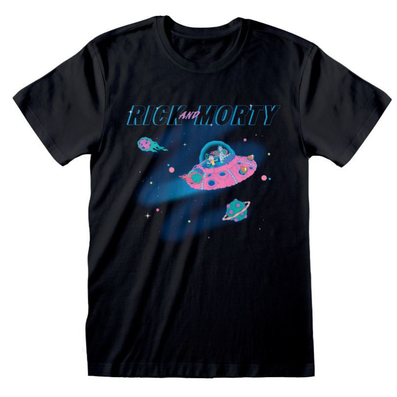 RICK AND MORTY IN SPACE T SHIRT TAILLE S