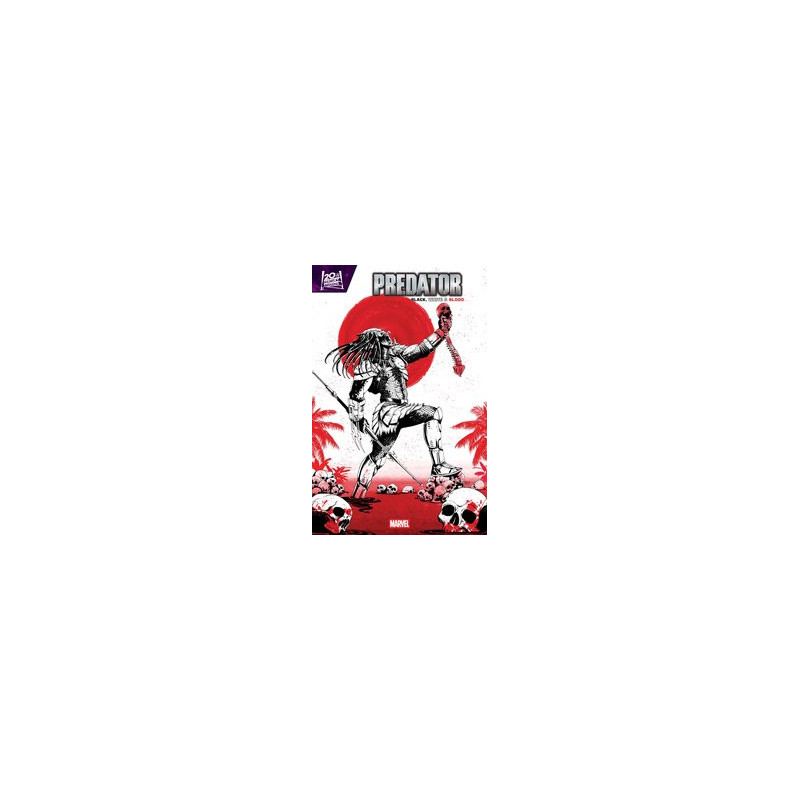 PREDATOR BLACK WHITE   BLOOD  2