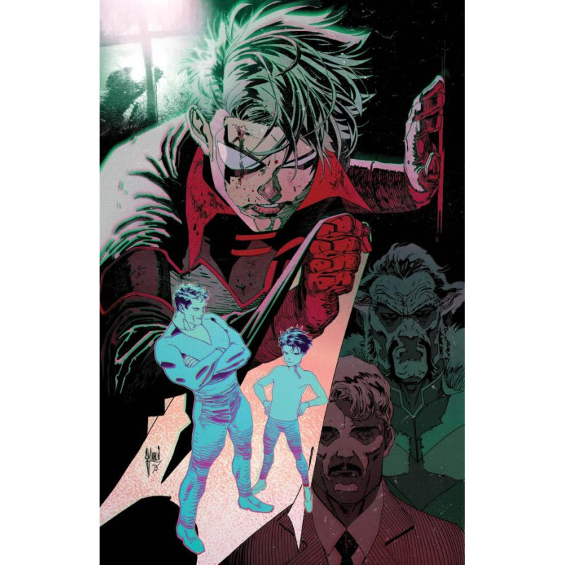 BATMAN AND ROBIN  22 CVR C GUILLEM MARCH CARD STOCK VAR
