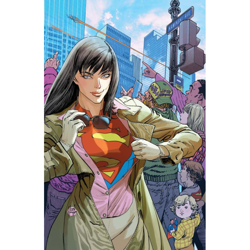 SUPERMAN  27 CVR C GUILLEM MARCH CARD STOCK VAR